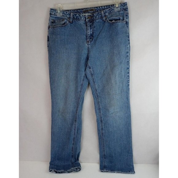 St. John's Bay Women's Light Wash Mid Rise Jeans Size 30x30 Made in Hong Kong - Picture 2 of 9